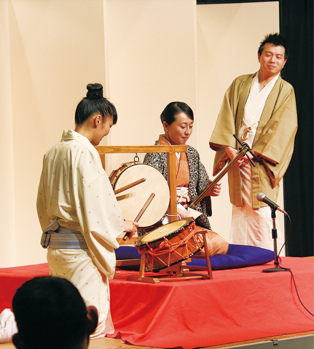 19 12 19横浜にぎわい座 お囃子教室 林家なな子氏 柳沢きょう氏 林家たけ平 Official Website